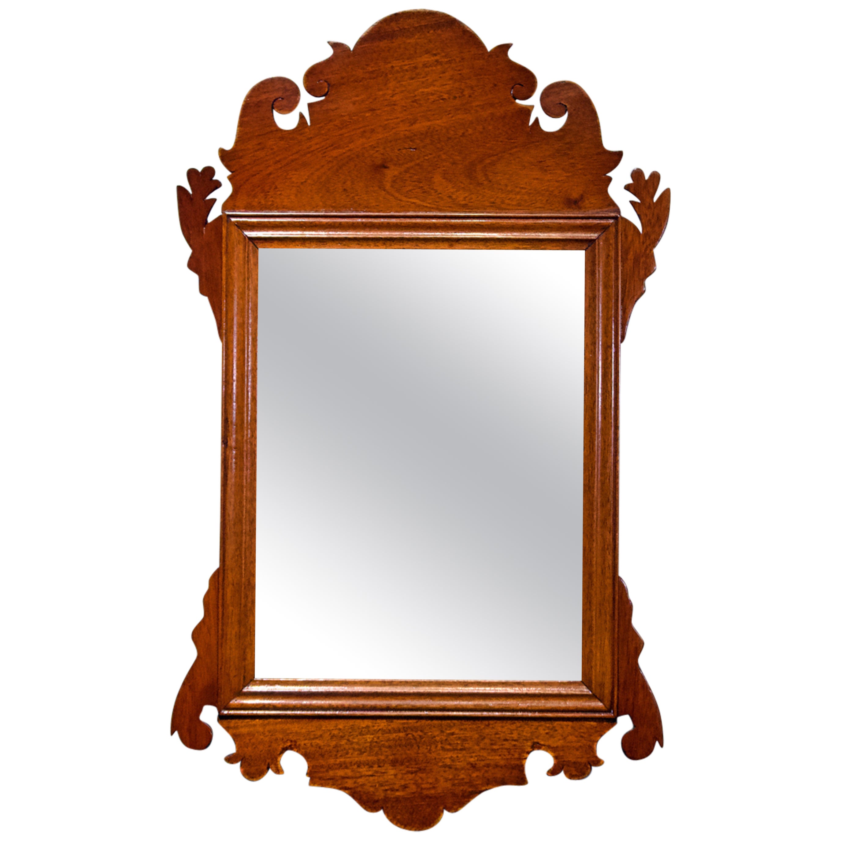 Victorian Mahogany Bathroom Wall Mirror with Towel Rail For Sale at 1stDibs
