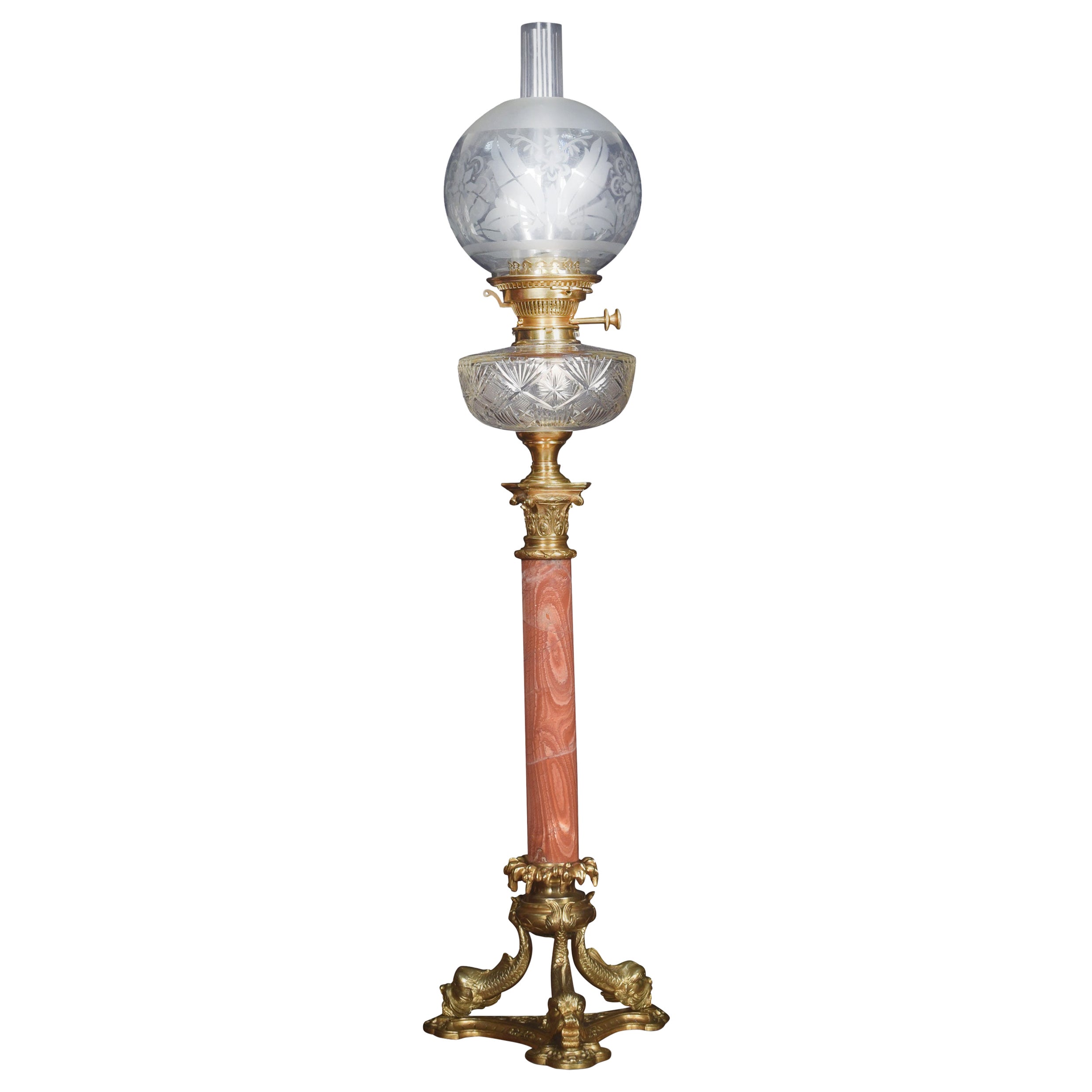 Rajasthan India Brass Oil Lamp For Sale at 1stDibs
