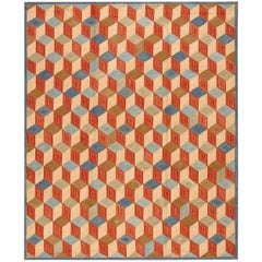 Contemporary American Hooked Rug 9' 0" x 12' 0" (1274 x 366)