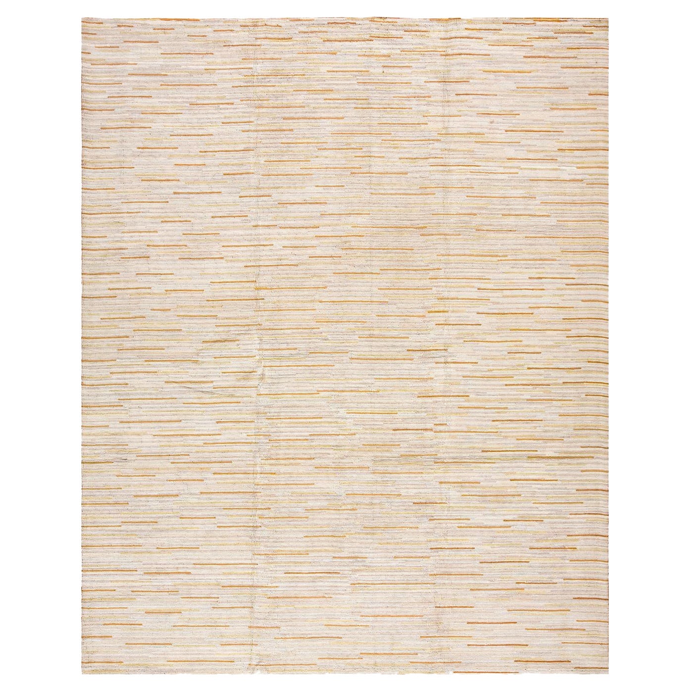 Contemporary American Cotton Hooked Rug (6' x 9' 183 x 274 cm)