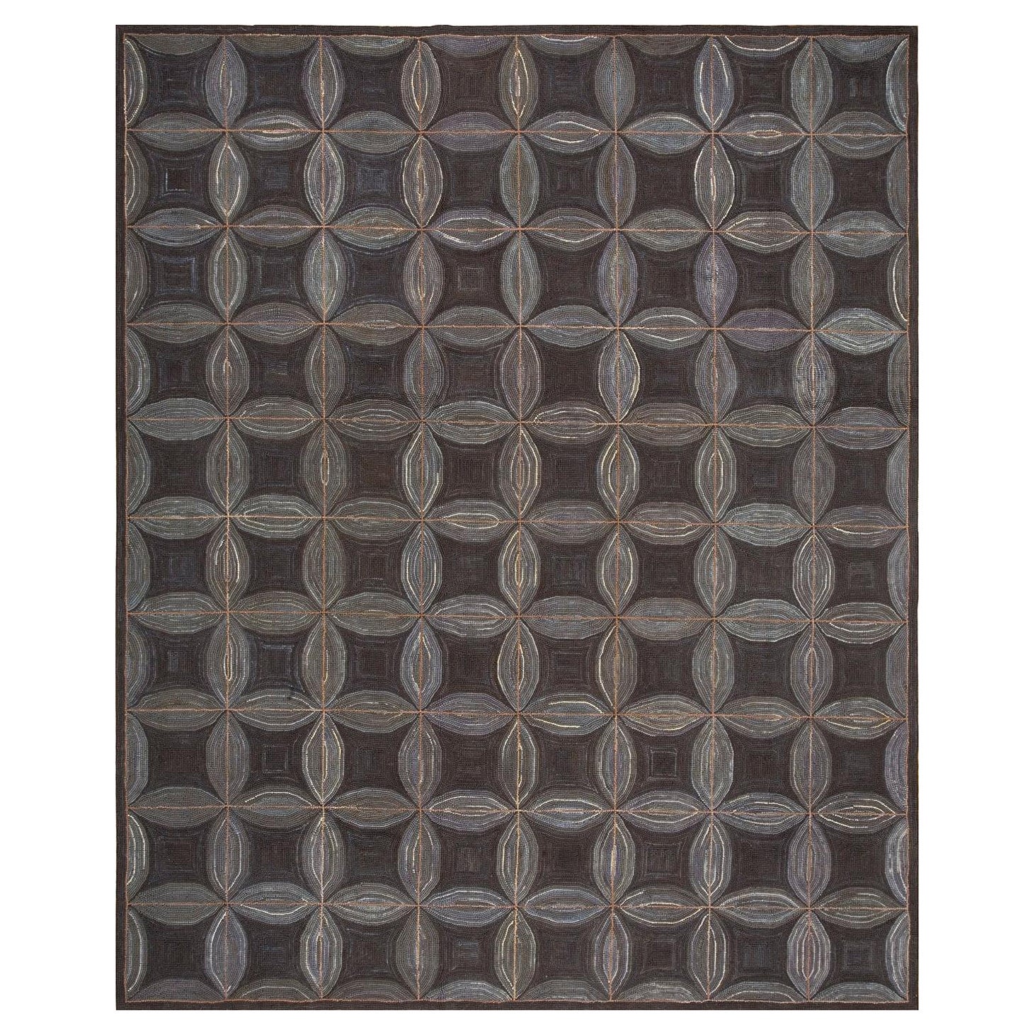 Contemporary American Hooked Rug (6' x 9' - 182 x 274)