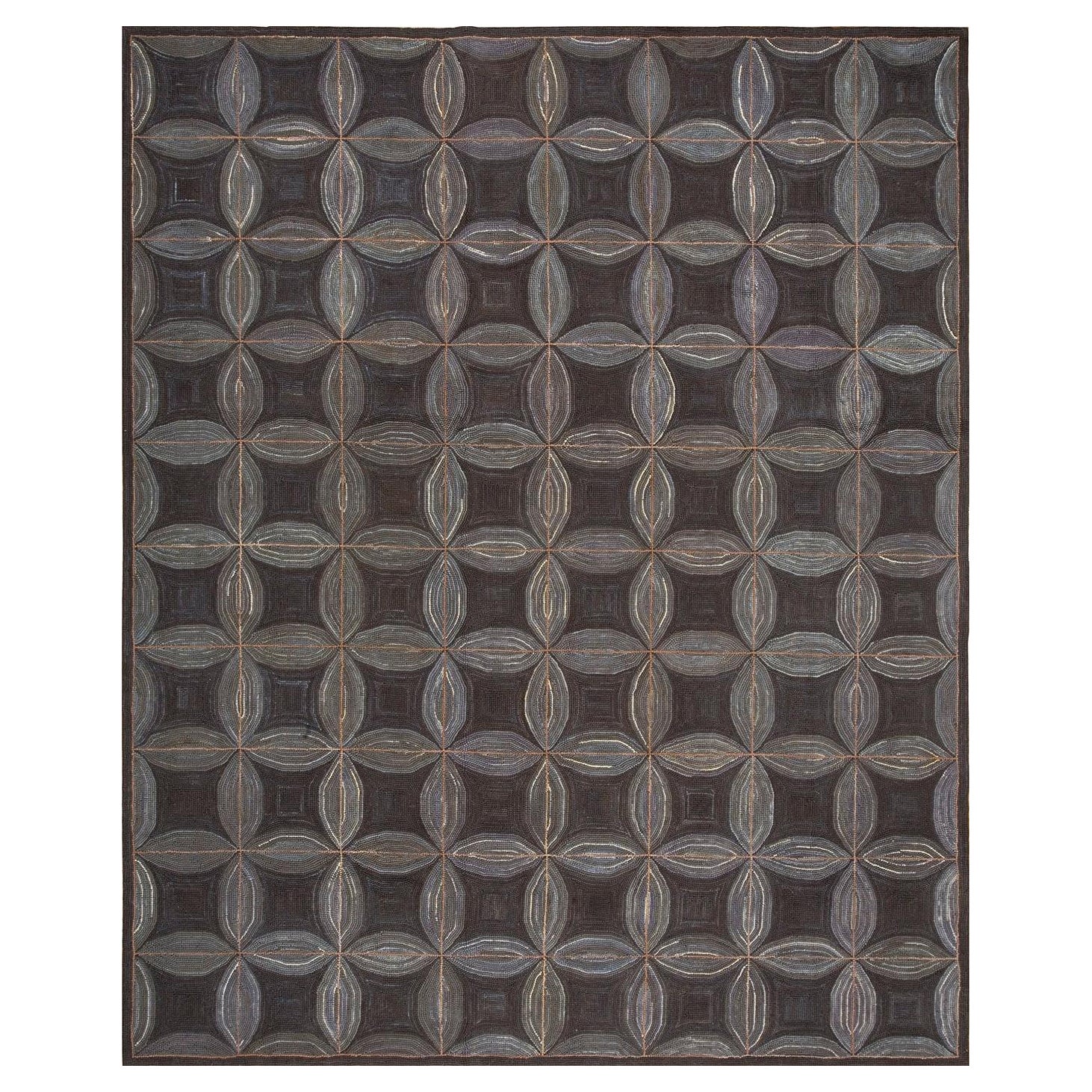 Contemporary American Hooked Rug (6' x 9' - 182 x 274)