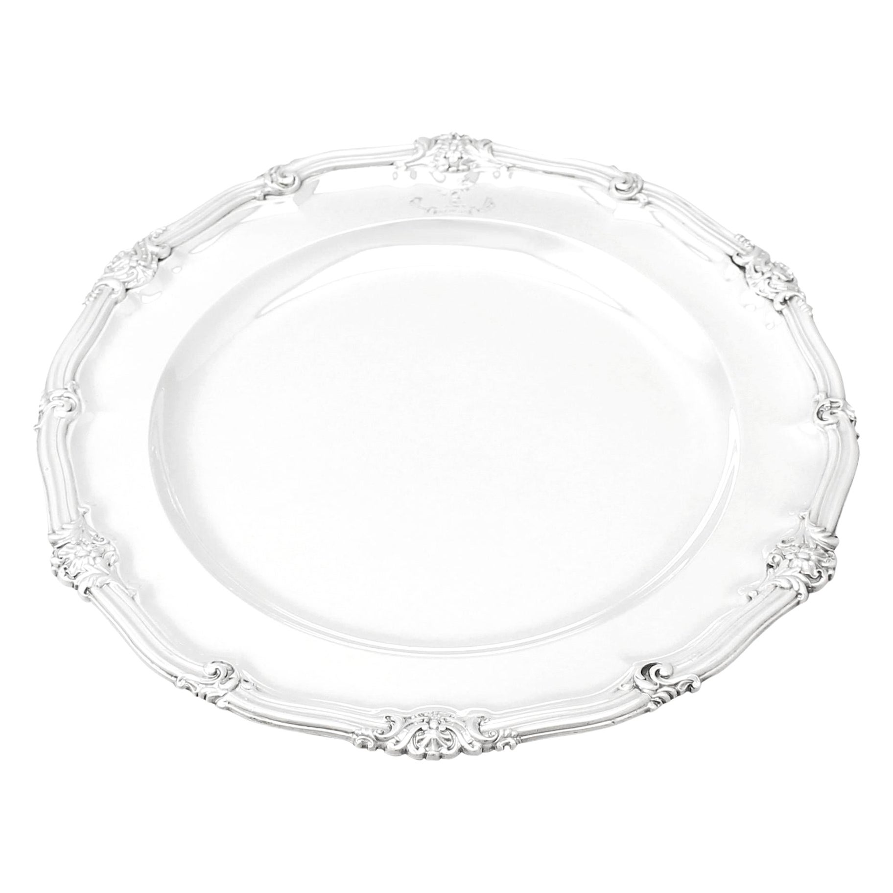 Antique Victorian Sterling Silver and Sheffield Plate Venison Dish For