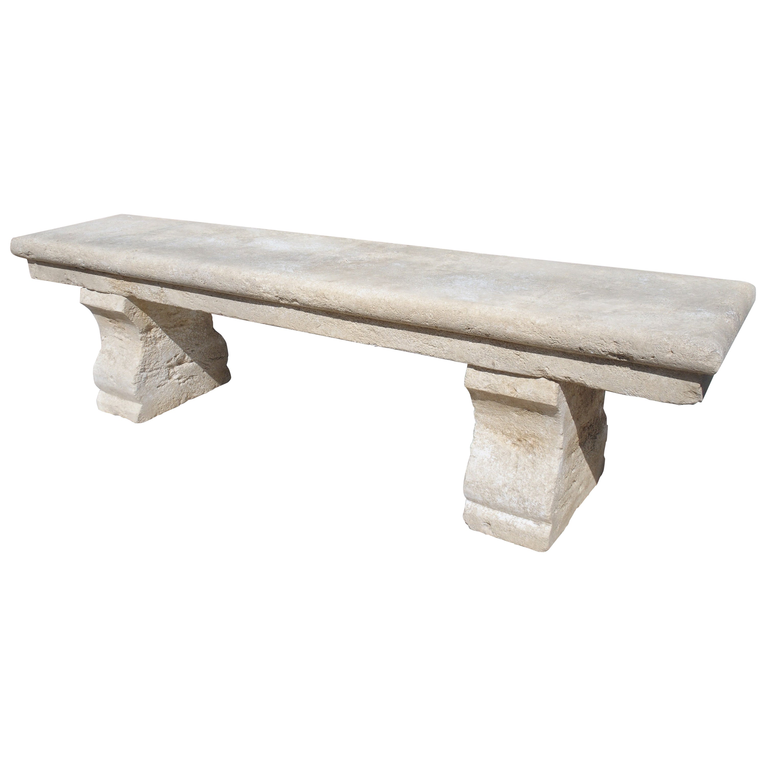 Large Carved Limestone Dining Table from Provence, France at 1stDibs
