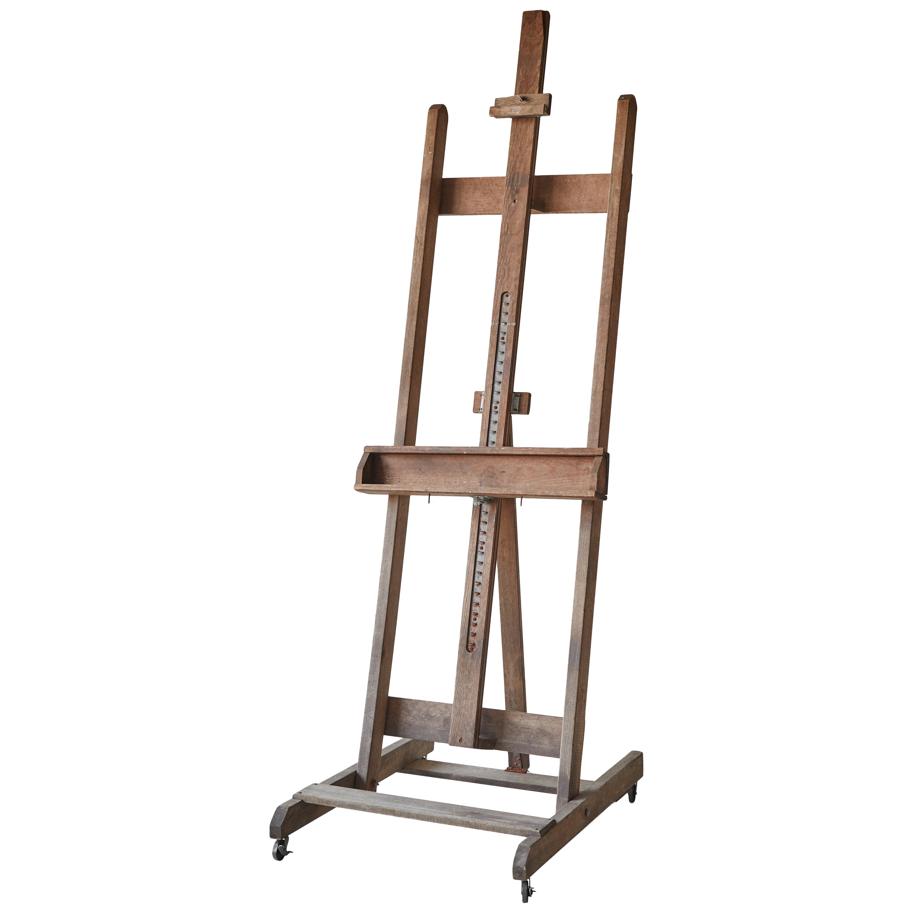 Large French Painter's Display Easel For Sale at 1stDibs