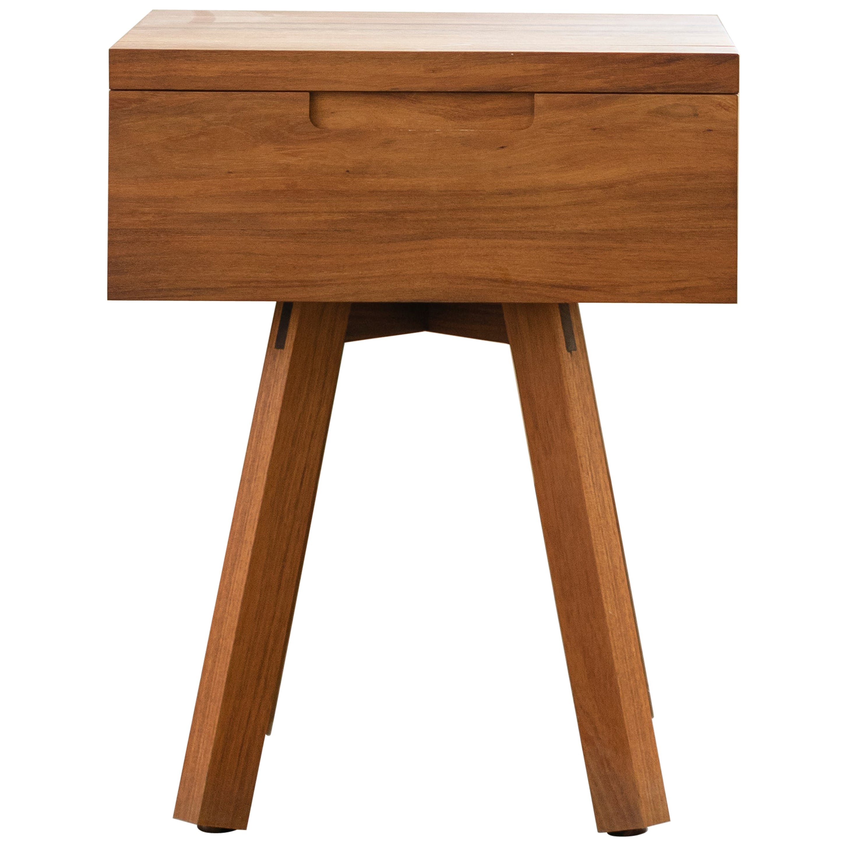 U Collection Wooden Nightstand without Drawer For Sale at 1stDibs