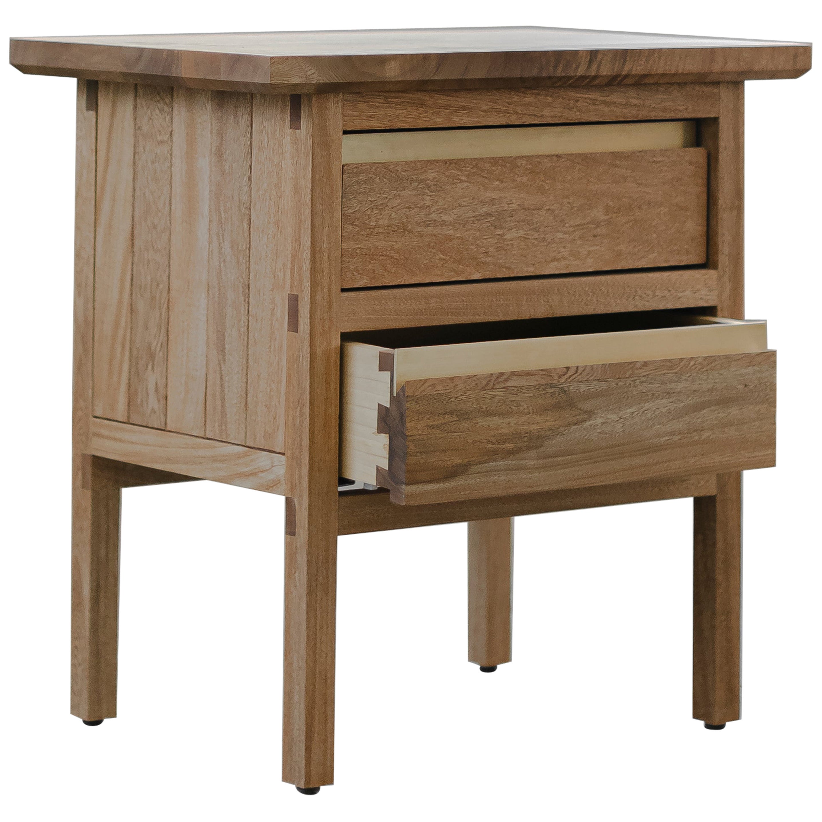 U Collection Wooden Nightstand without Drawer For Sale at 1stDibs