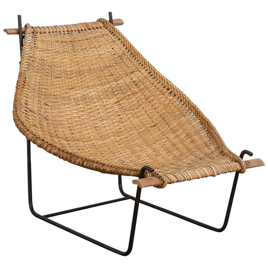 Storvik Rattan Cane Lounge Chair by Carl Öjerstam for Ikea at 1stDibs