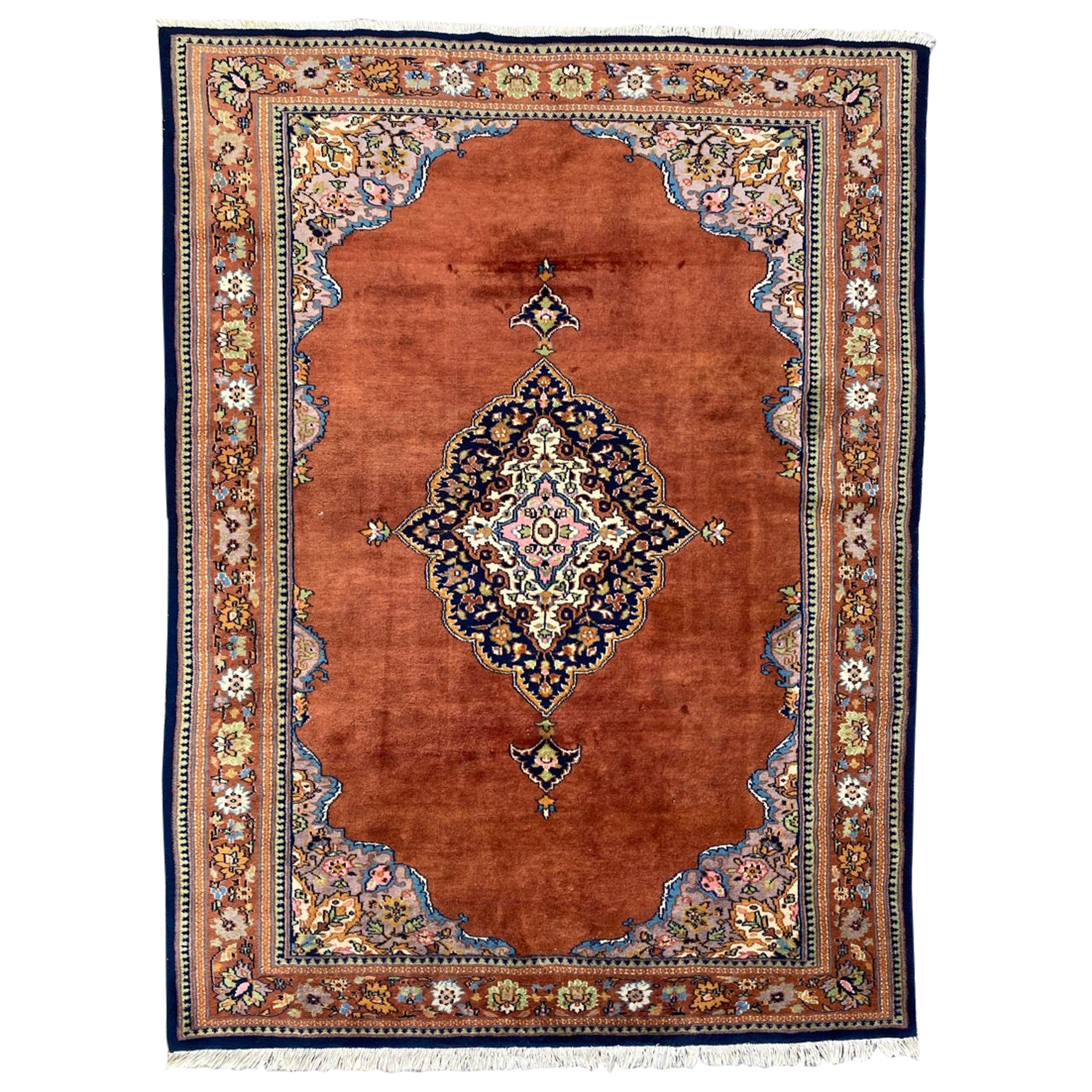 Beautiful Vintage Fine Pakistani Rug For Sale at 1stDibs