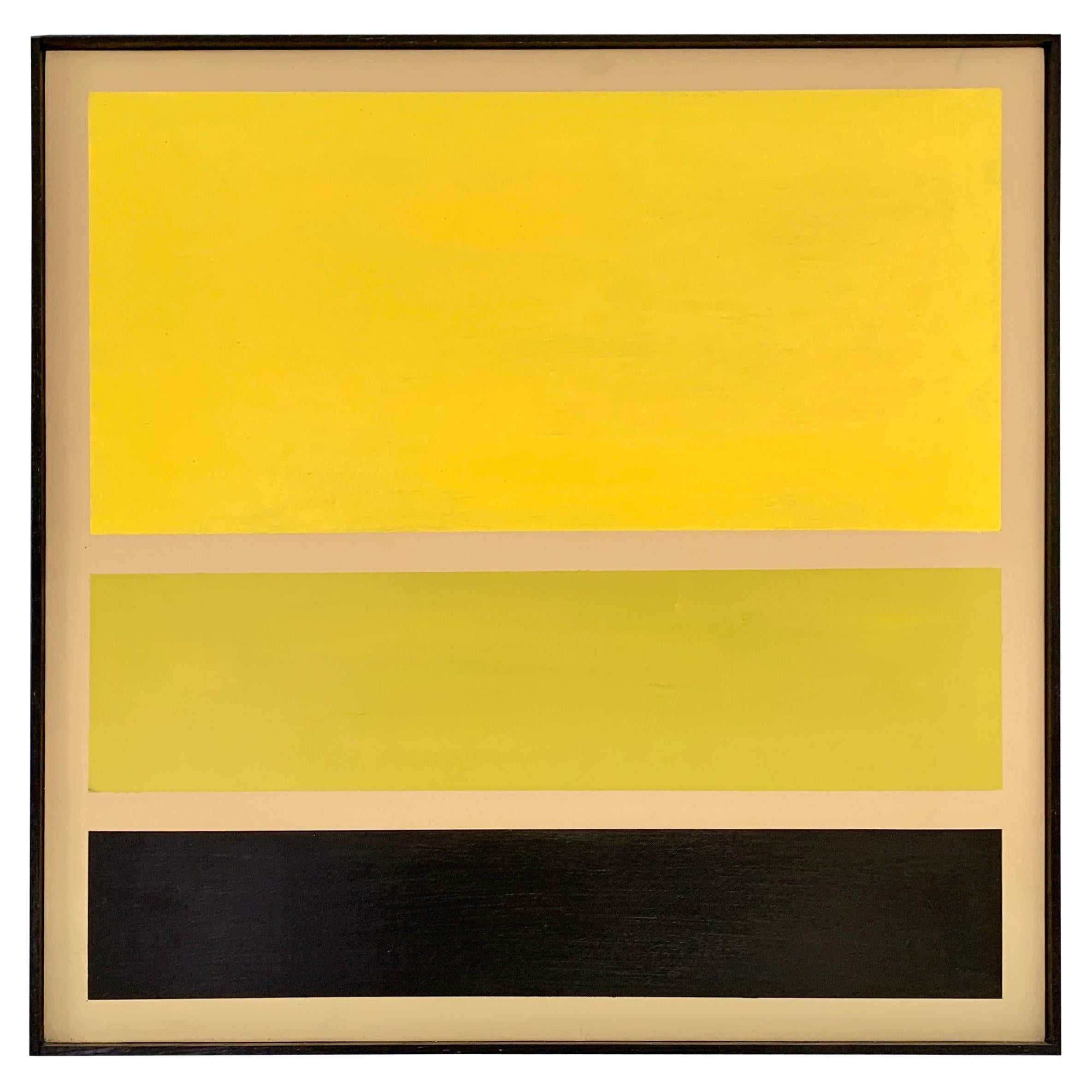 Acrylic on Board Trio of Yellow by Darren Ransdell Design