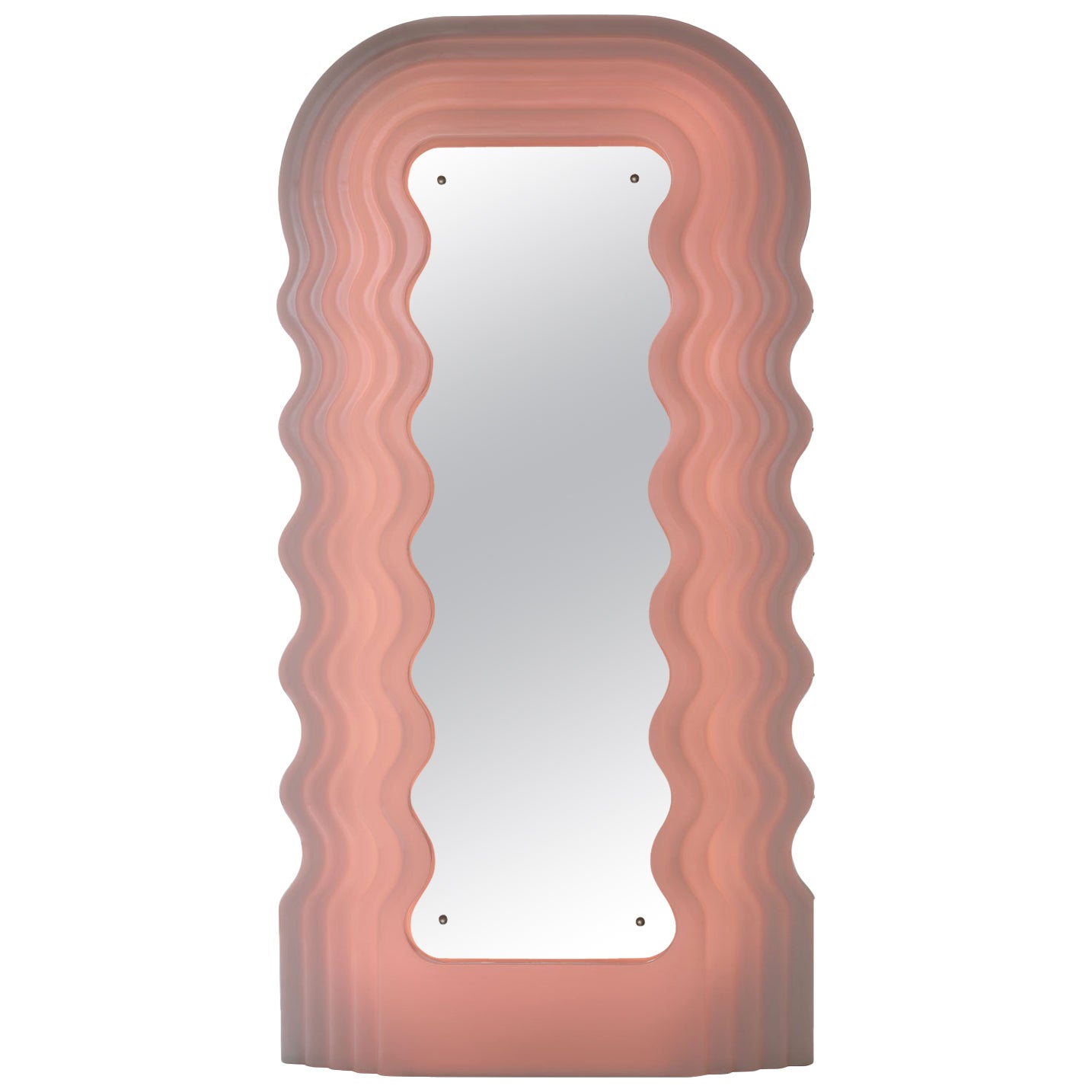 Ettore Sottsass Perplex and Pink Neon Lamp "Ultrafragola" Italian