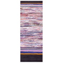 Vintage American Rag Rug 2' 11" x 8' 4" 