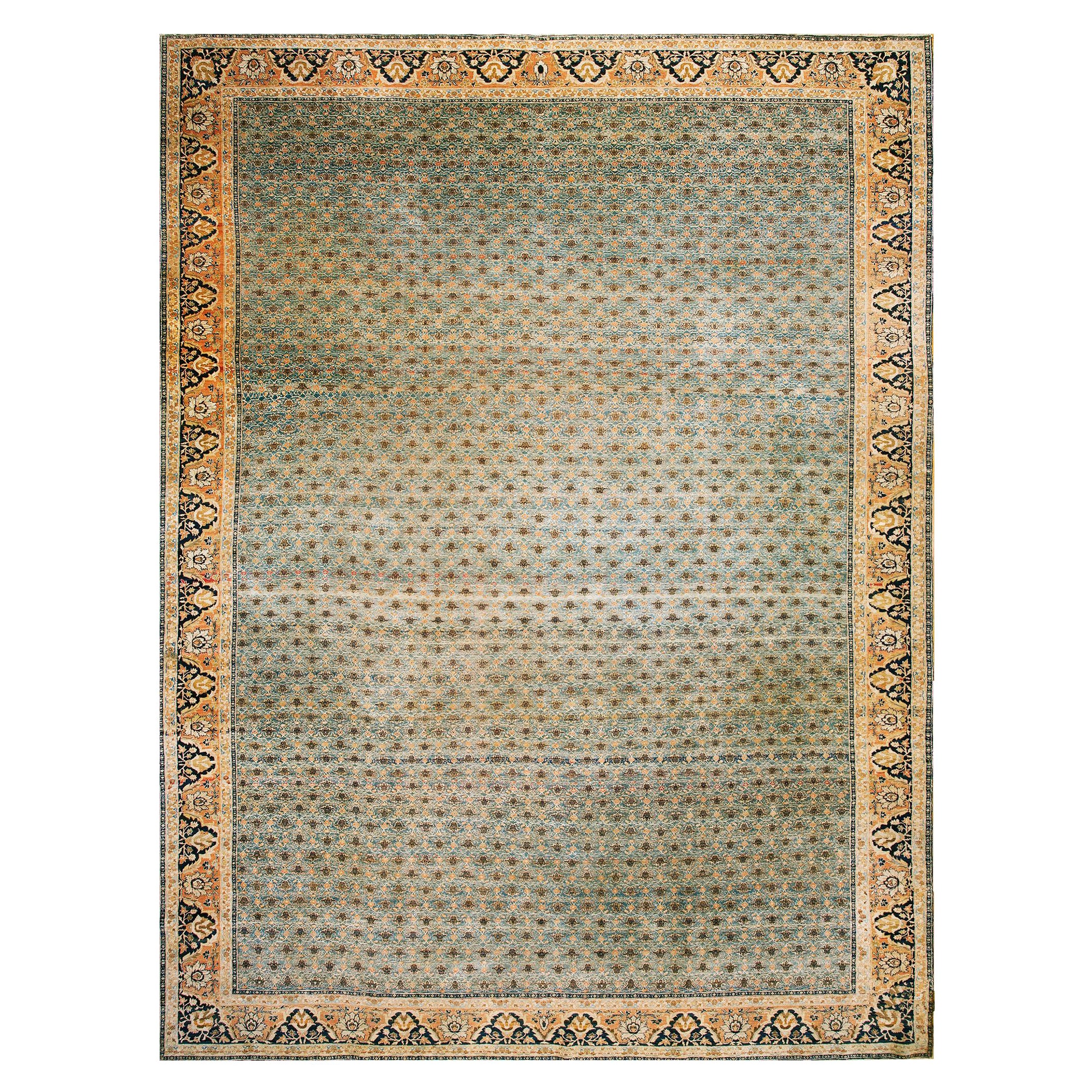 Persischer Täbris Haji Jalili-Teppich aus dem 19. Jahrhundert ( 11'8" x 15'8" - 355 x 477 cm)