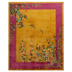 1920s Chinese Art Deco Carpet ( 7'9" x 9'6"- 235 x 290 cm )