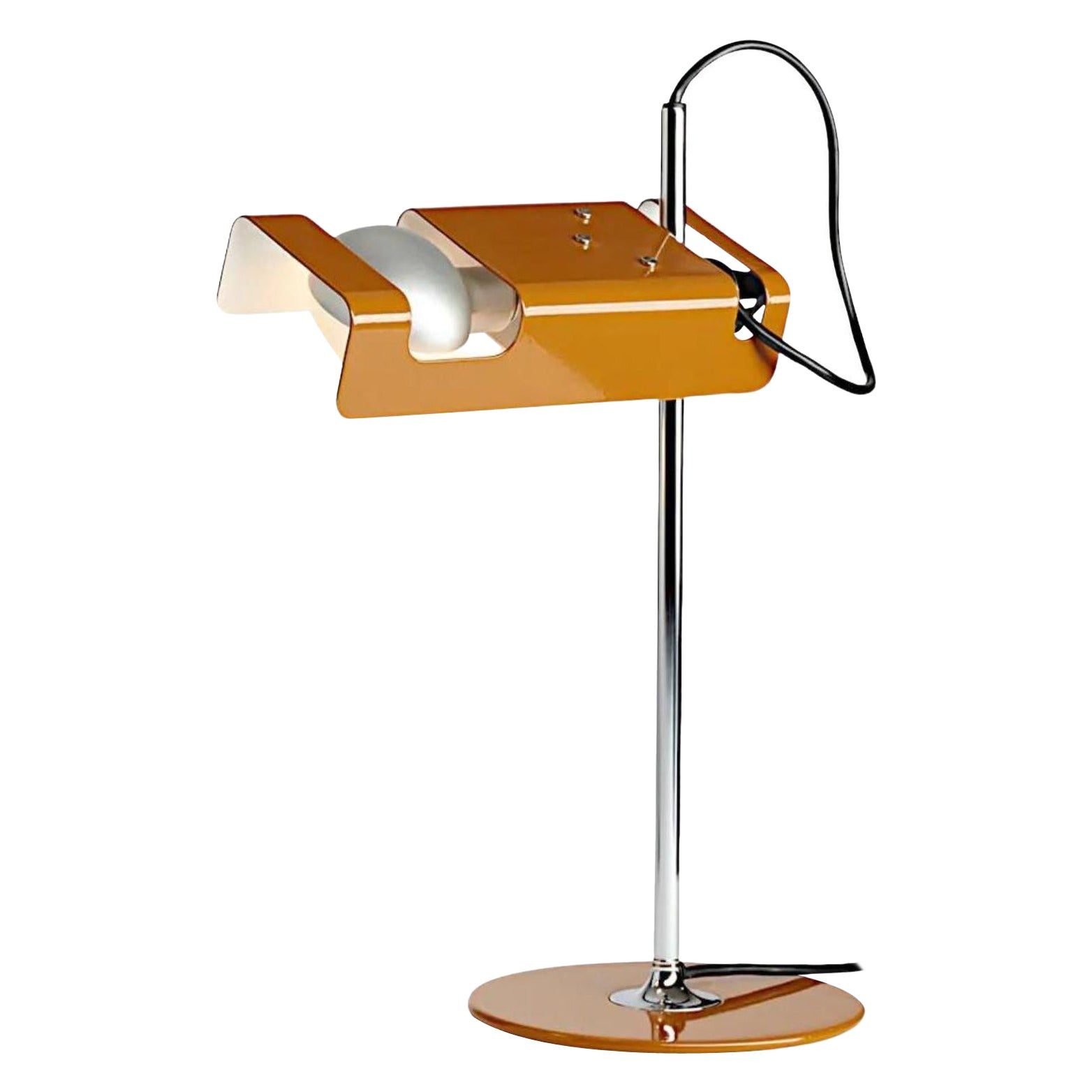 Joe Colombo Model #291 'Spider' Table Lamp in Yellow for Oluce For Sale