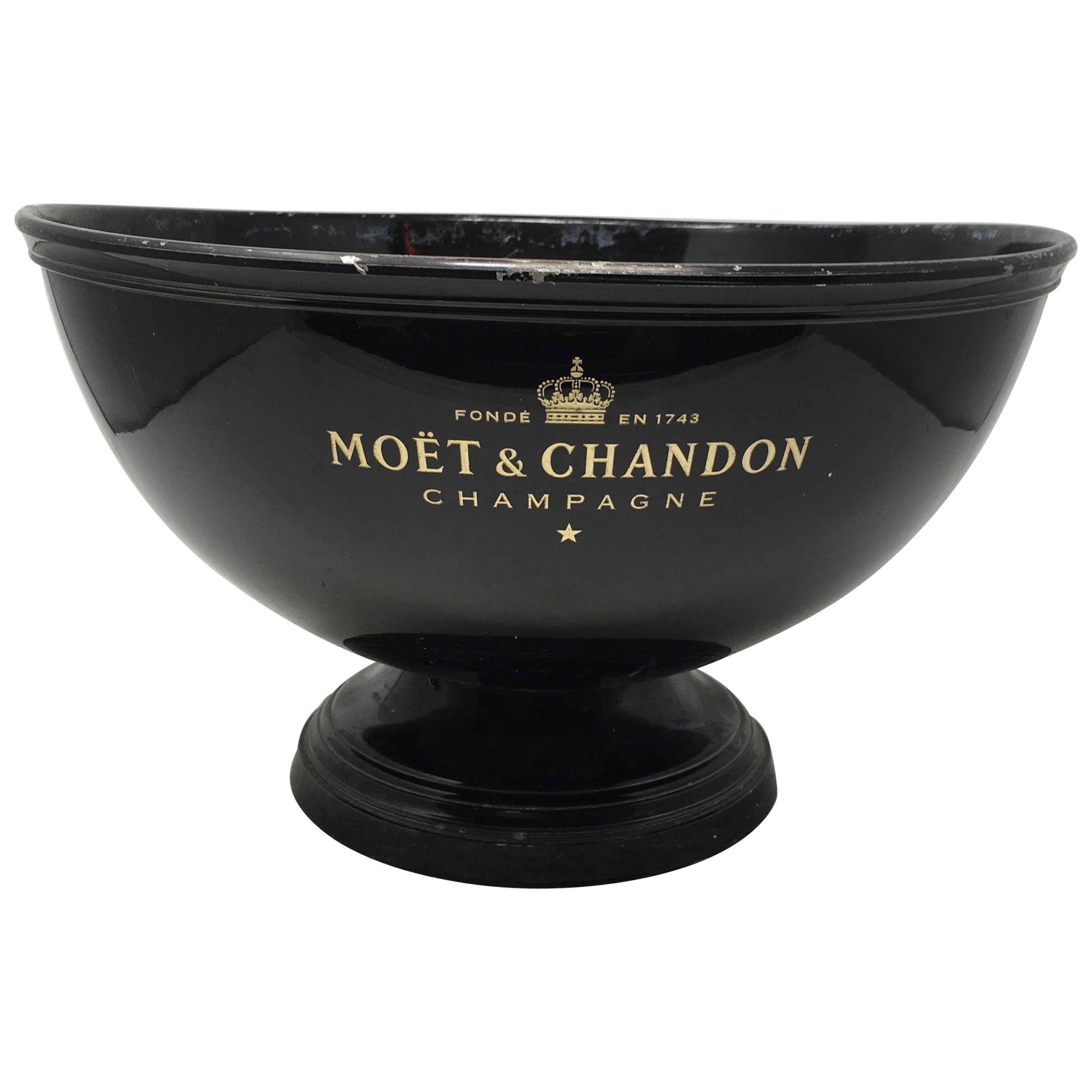 Early 20th c. Pewter Champagne Bucket from Moet and Chandon at 1stDibs