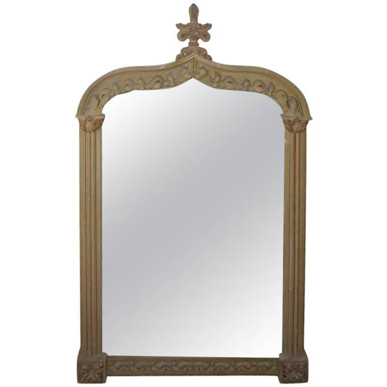 Oversized Late 19th Century Italian Mirror