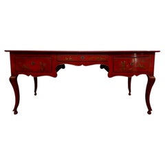Louis XV Style Chinoiserie Desk By Baker