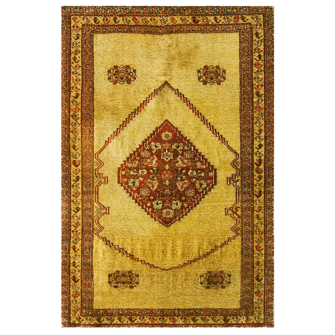 19th Century Persian Senneh Rug ( 2' x 2'10" - 62 x 86 ) For Sale