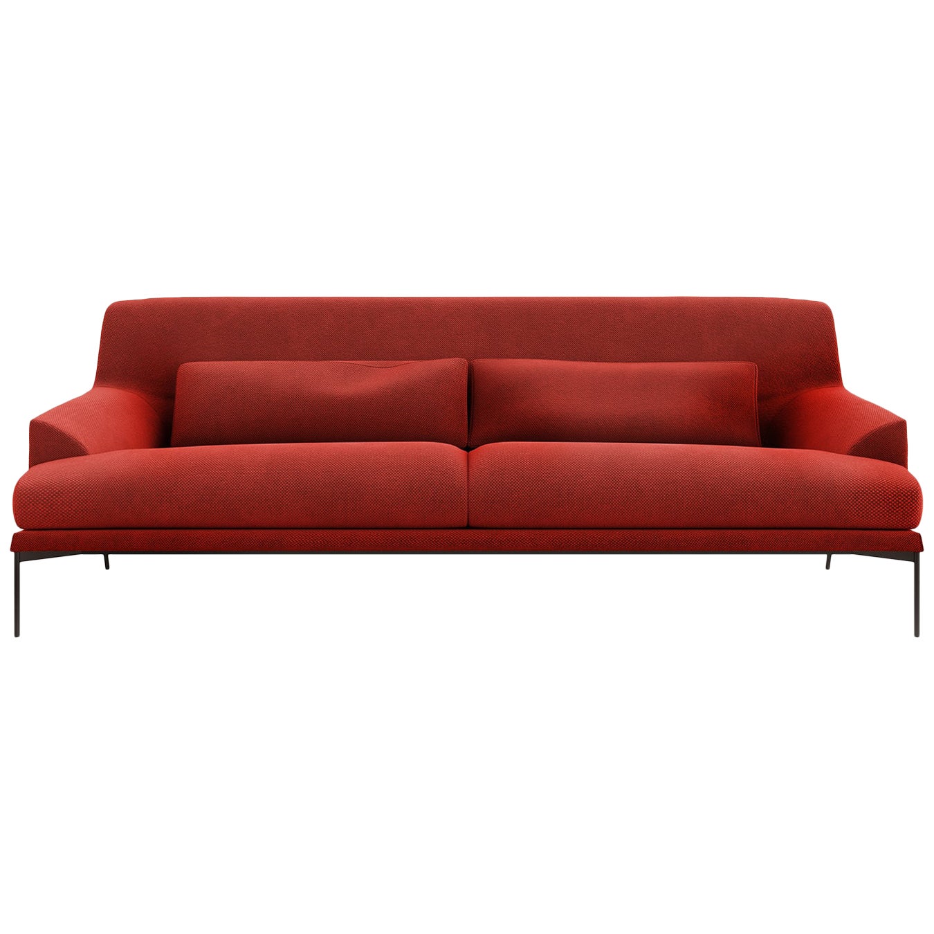 Ralph Lauren Graham Sofa with Down Cushions by Henredon Furniture at