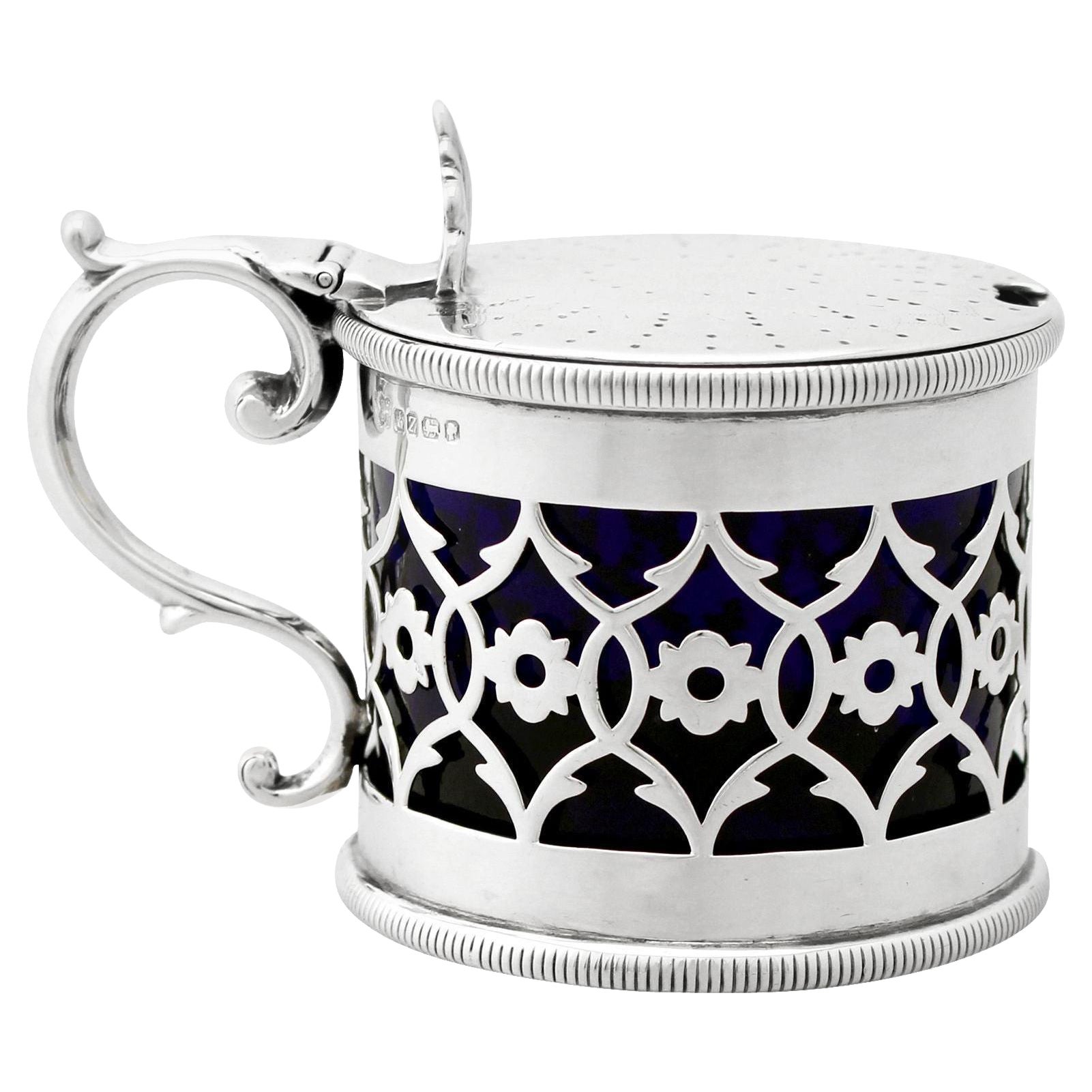 Victorian Sterling Silver Mustard Pot
