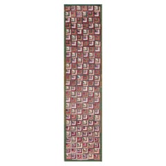Amerikanischer Kapuzenteppich des frühen 20. Jahrhunderts ( 2'2" x 9' - 66 x 274") 