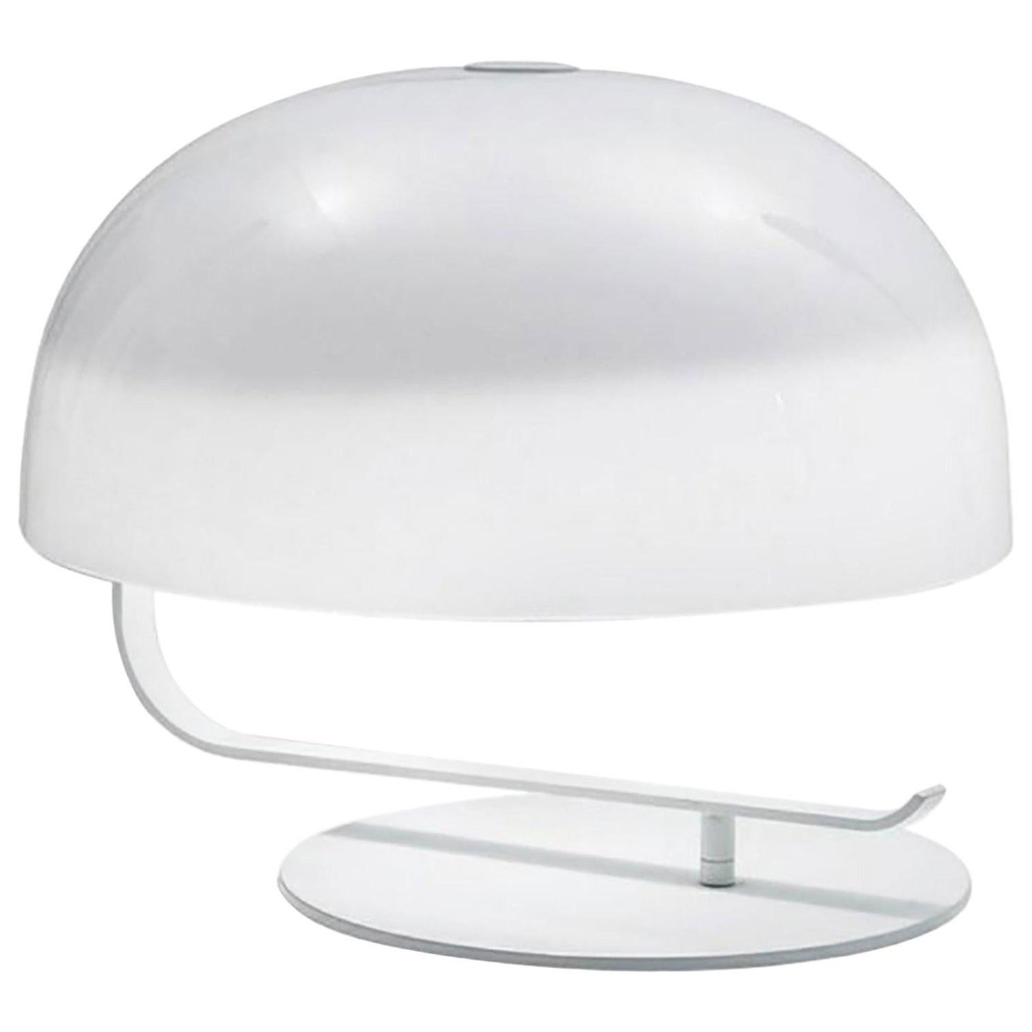 Marco Zanuso Model 275 'Zanuso' Table Lamp in White for Oluce For Sale