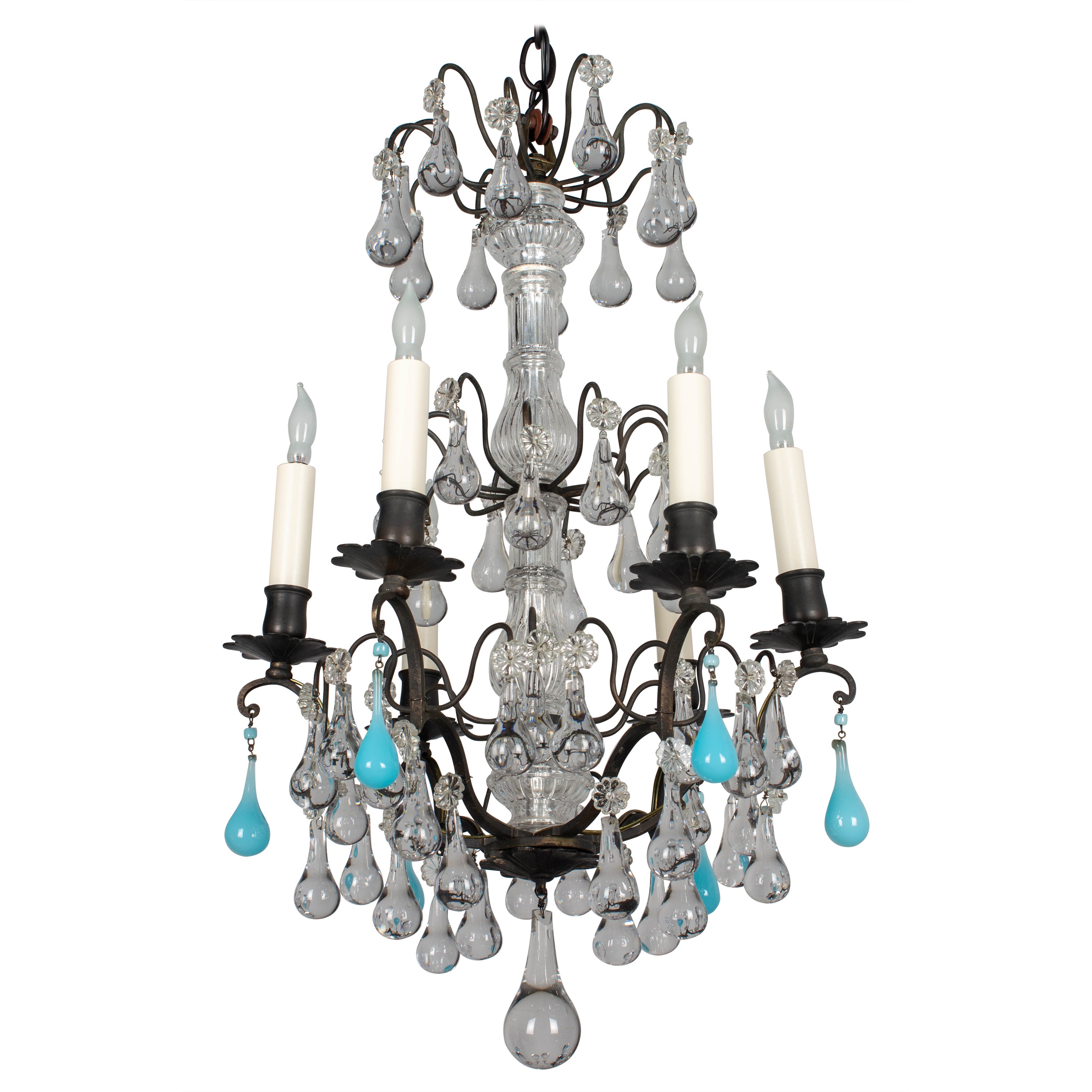Royal Saint Louis Crystal Chandeliers For Sale at 1stDibs