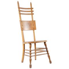 Interesting Austrian Turn of the Century Ladderback Chair