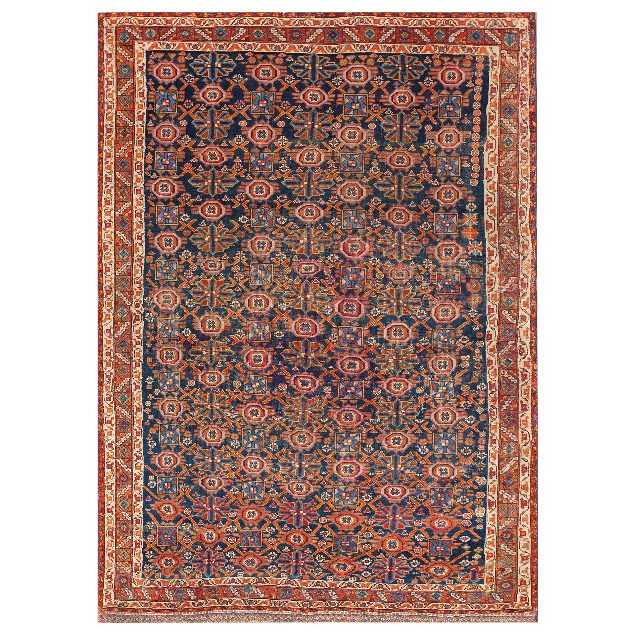 Late 19th Century S.E. Persian Afshar Carpet ( 4'6" x 6' - 137 x 183 ) For Sale