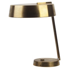 Brass Table or Desk Lamp by Stilux Italian 1950s