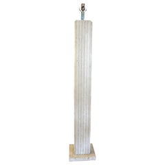 Italian Modern Travertine Floor Lamp by Reggiani