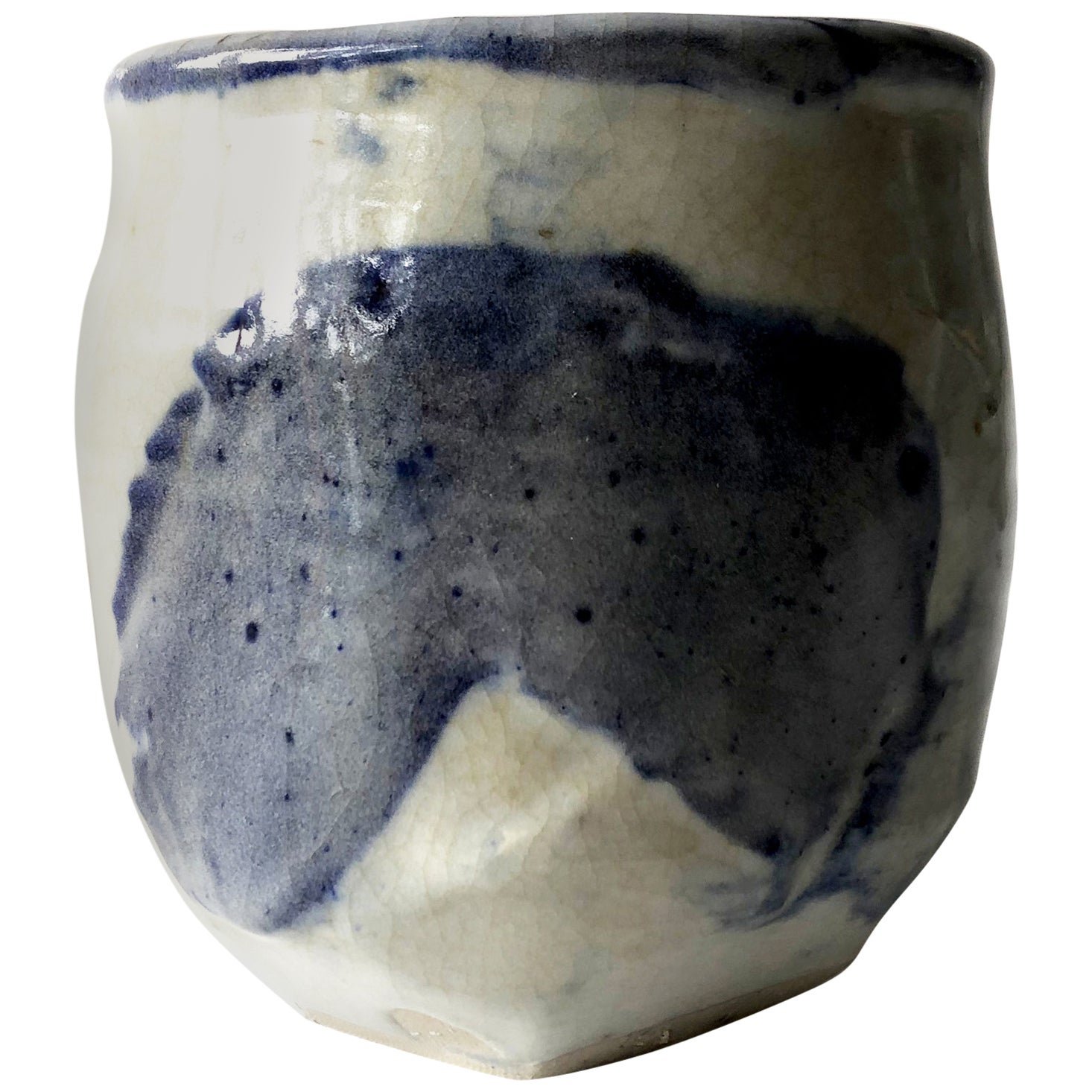 John Mason California Studio Stoneware Pottery Vase For Sale at 1stDibs