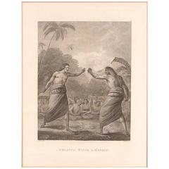 "Boxing Match in Hapaee from Cook's Voyages" after John Webber 6