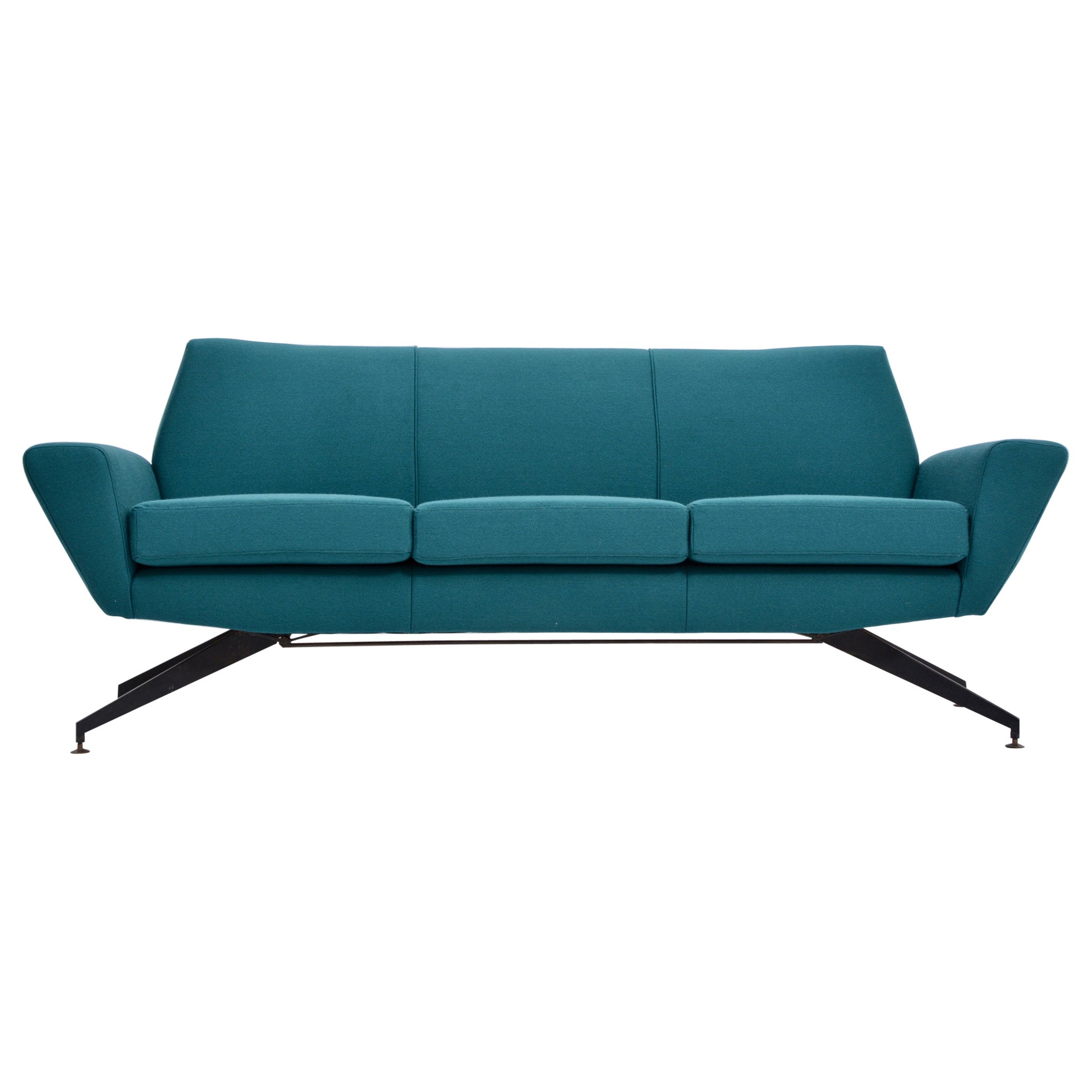 Vintage Italian Mid Century Modern Style Sofa For Sale at 1stDibs