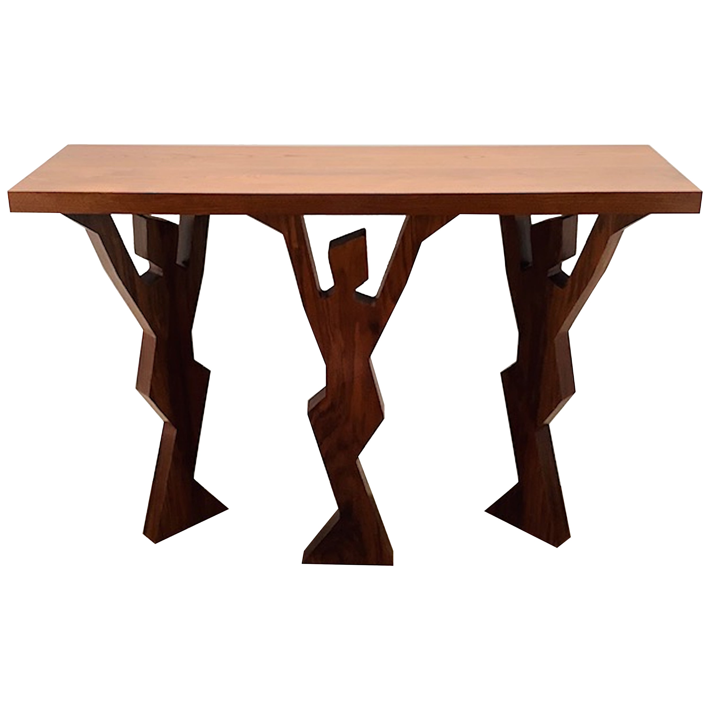 Sculptural Lucite Console Table from Italy at 1stDibs