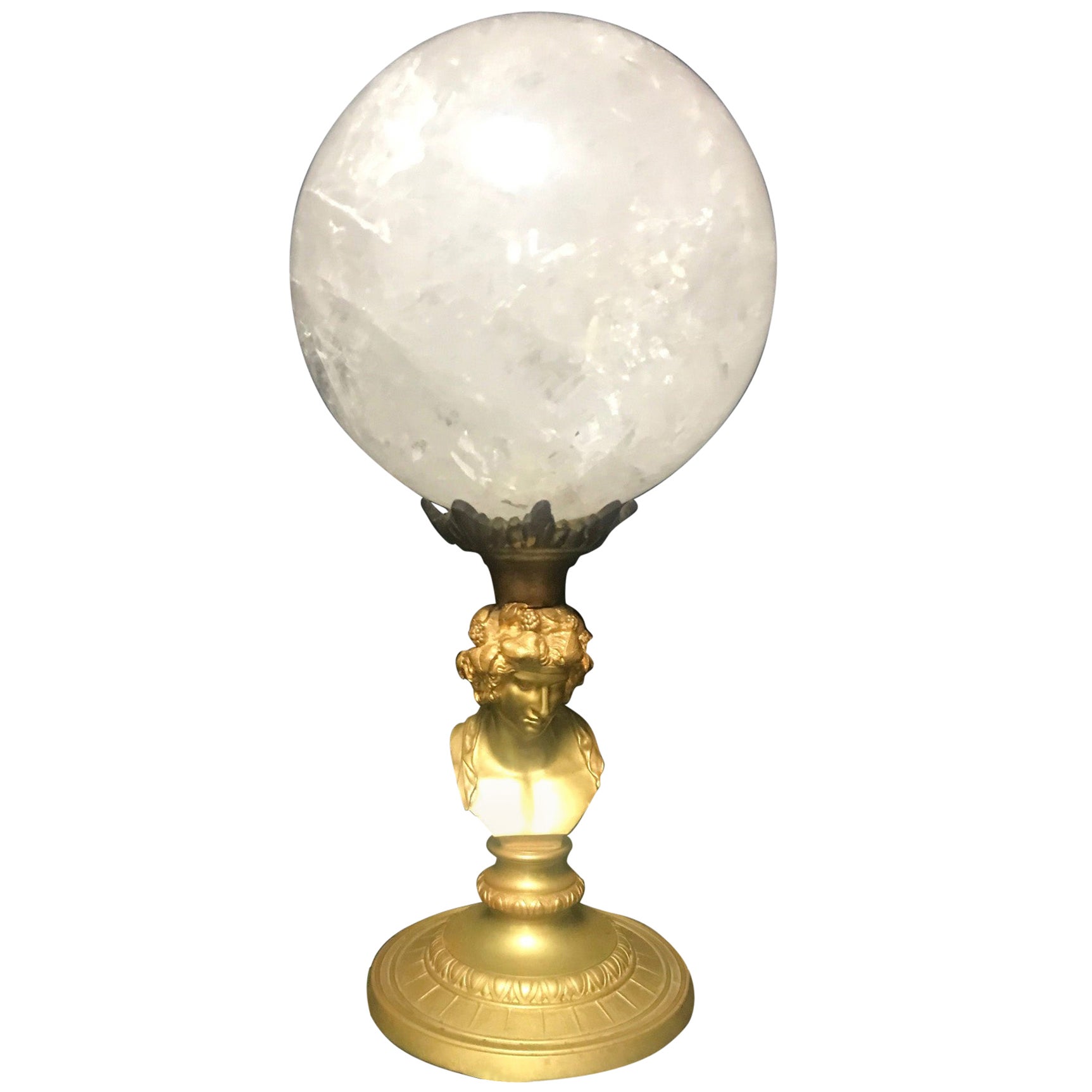 Crystal Decorative Sphere For Sale at 1stDibs