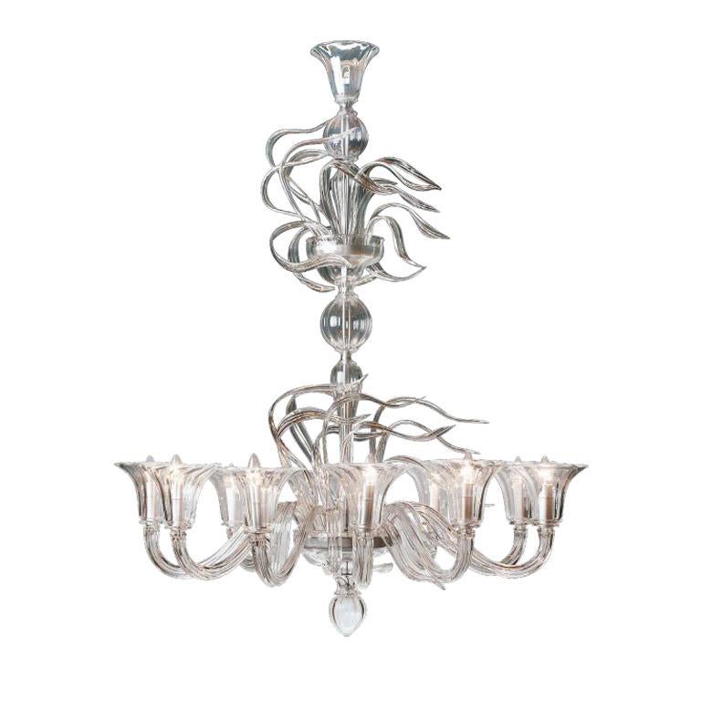 Seguso Vetri d'Arte Vento de cristal de Murano 10 Luces