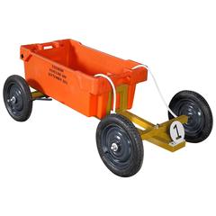 AANDEBOOM No. 1 "Fish Box Cart Ny" in Plastic and Steel, 2014