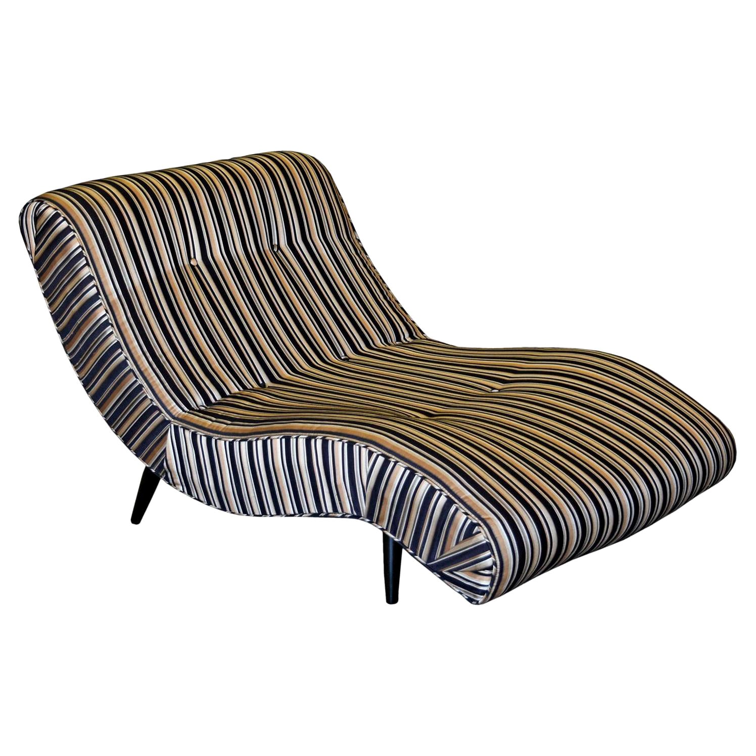 Vintage Adrian Pearsall Scoop Wave Chaise Lounge Chair