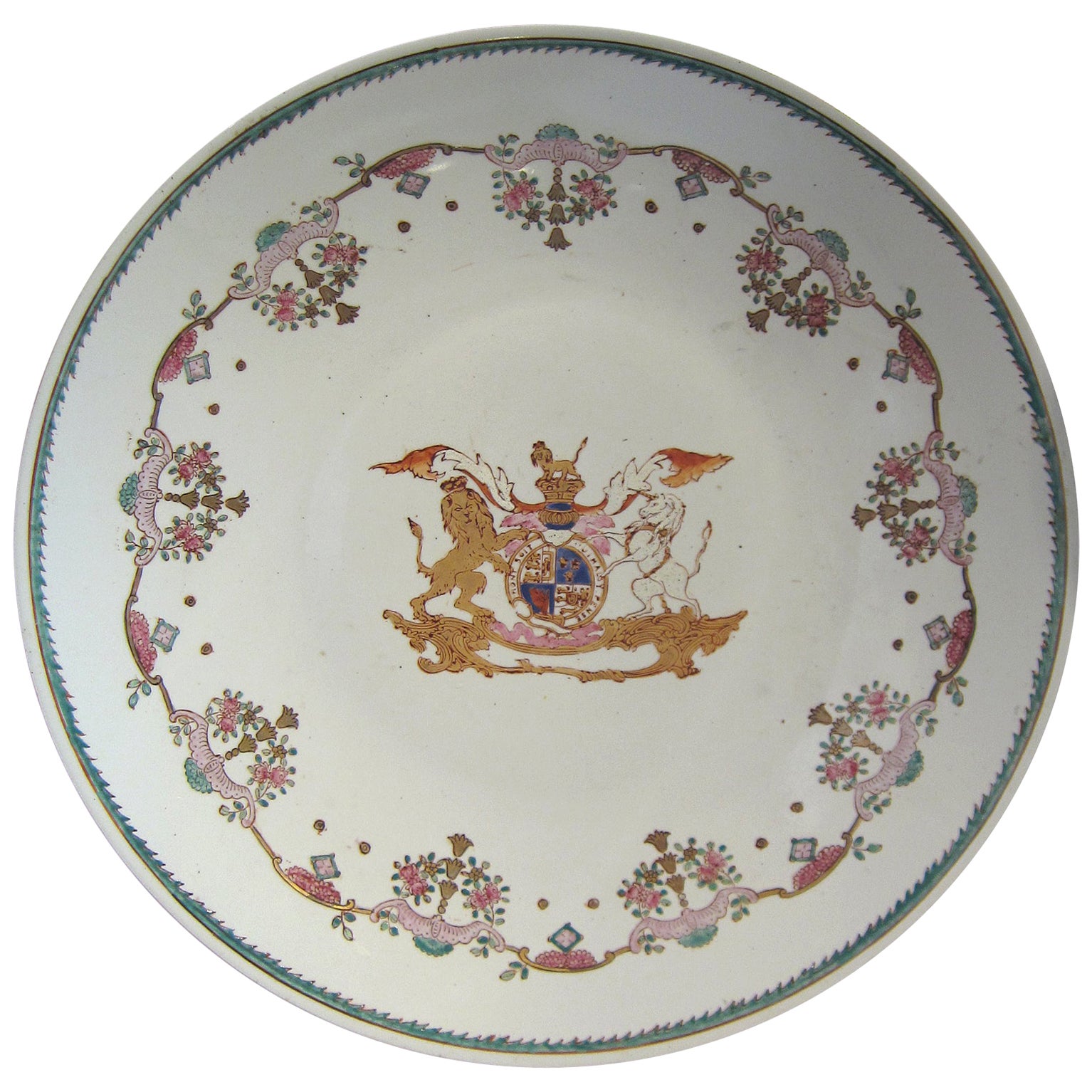 Collection of Rare Armorial Royal Porcelain Referred to as the 'Hay