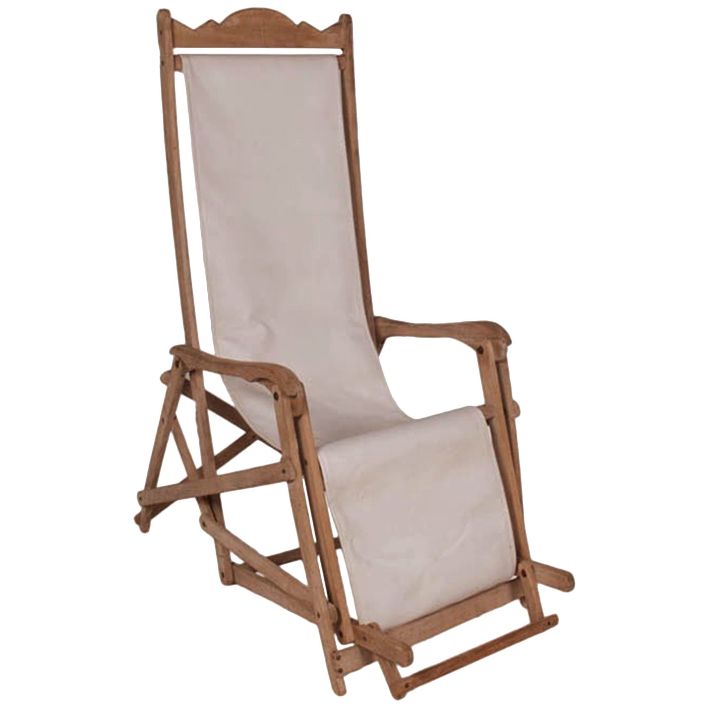 Vintage Regency Style Cleopatra Chaise Lounge Chair For Sale at 1stDibs