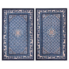 Early 20th Century Pair of  Chinese Peking carpets ( 3'2" x 5'2" - 97 x 158 )
