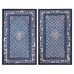 Début du 20ème siècle Paire de  Tapis chinois de Pékin ( 3'2" x 5'2" - 97 x 158 )