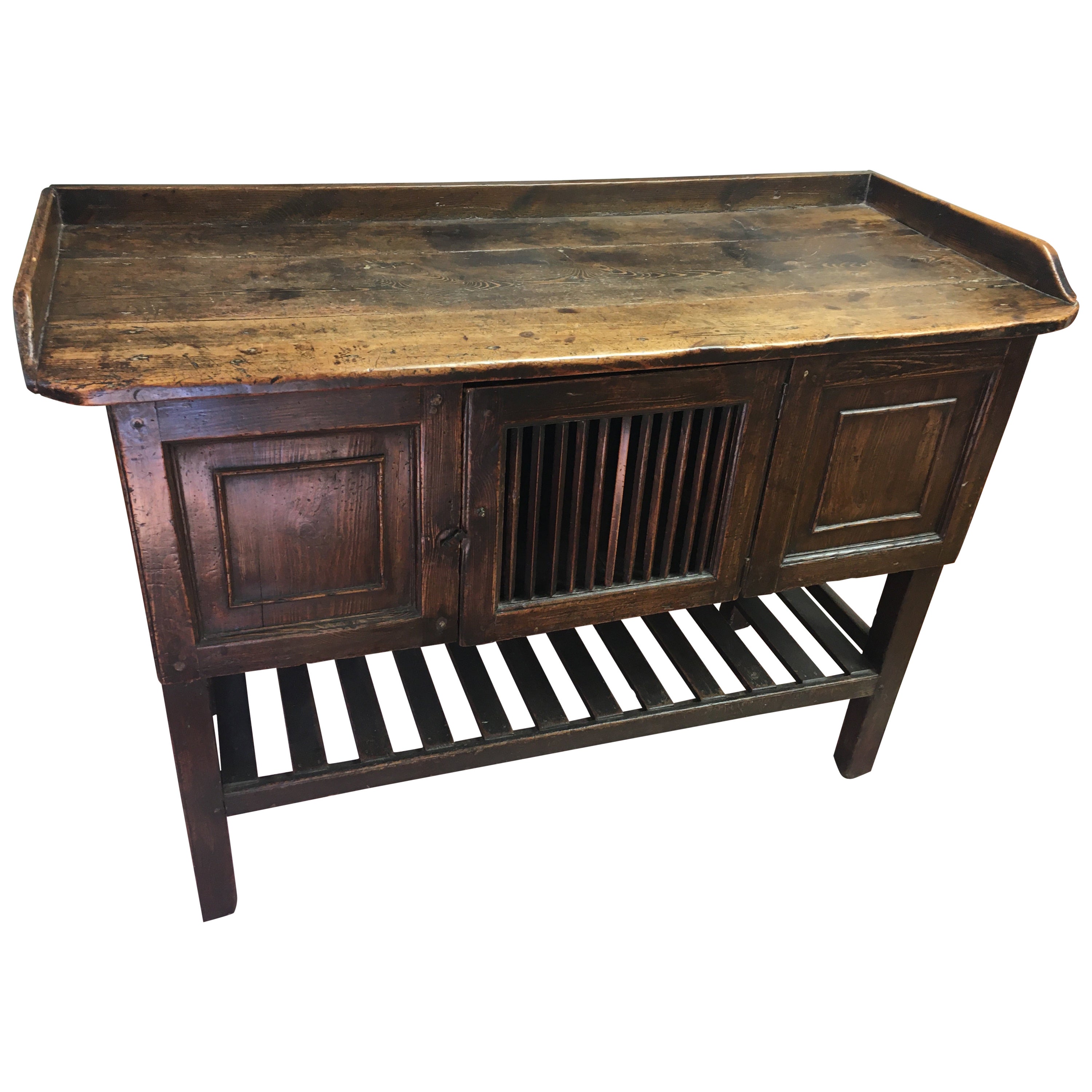 Vintage Industrial Antique Wooden Printers with Storage Drawers