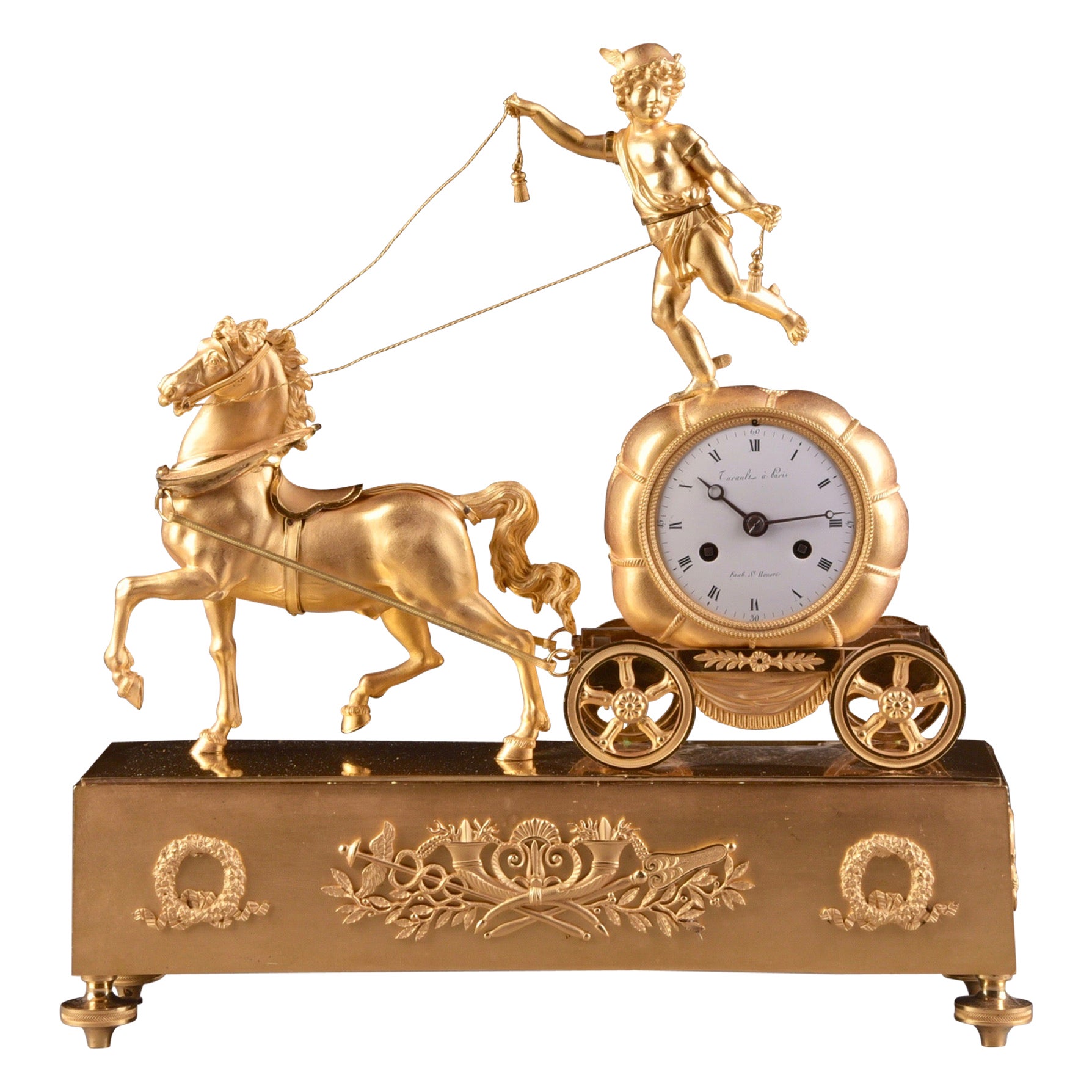 Hermes Horse Stirrup Clock at 1stDibs