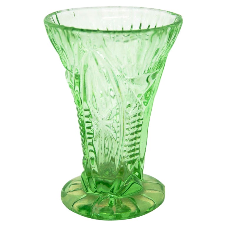 Small Vase of Colored Glass For Sale at 1stDibs