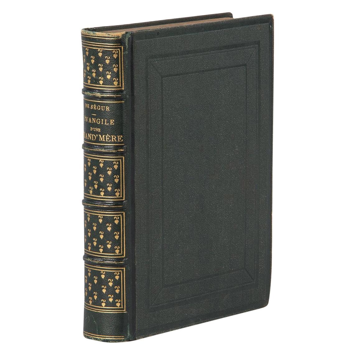 French Book Evangile d'une Grand Mere by Comtesse de Segur, 1866