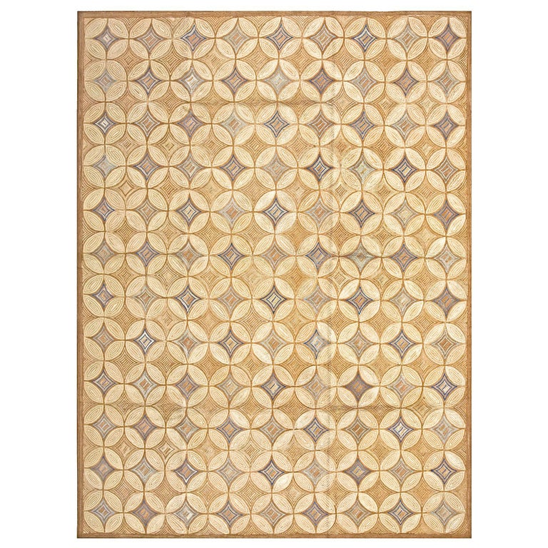 Contemporary Handmade Cotton Hooked Rug ( 8' x 10' 244 x 305 cm ) For
