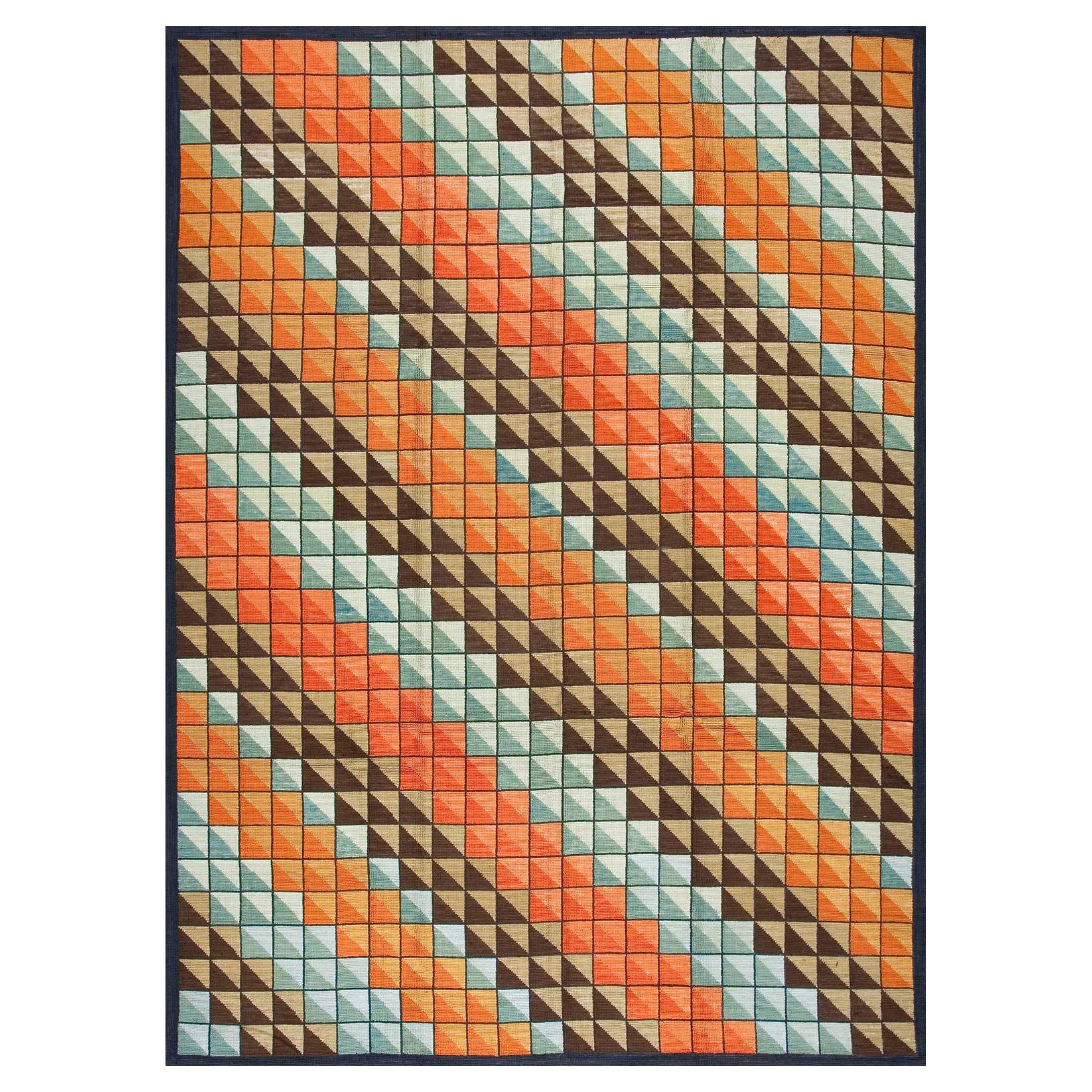 Contemporary Hooked Rug (9' x 12' - 274 x 365 )